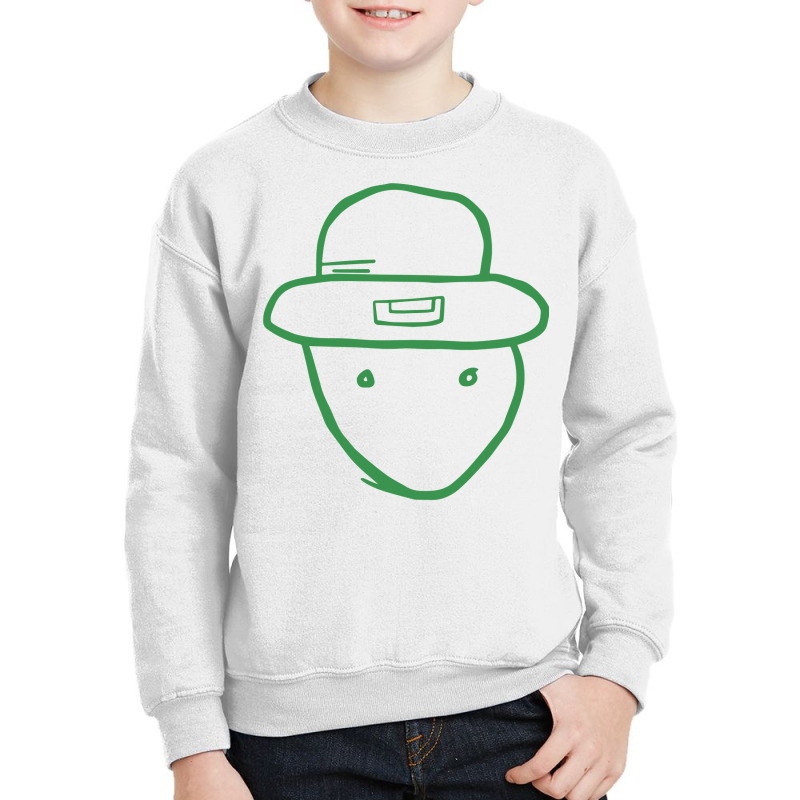 Amateur Leprechaun Sketch Mobile Alabama St Patrick's Shirt Long Sleev Youth Sweatshirt by mikidicosmo | Artistshot