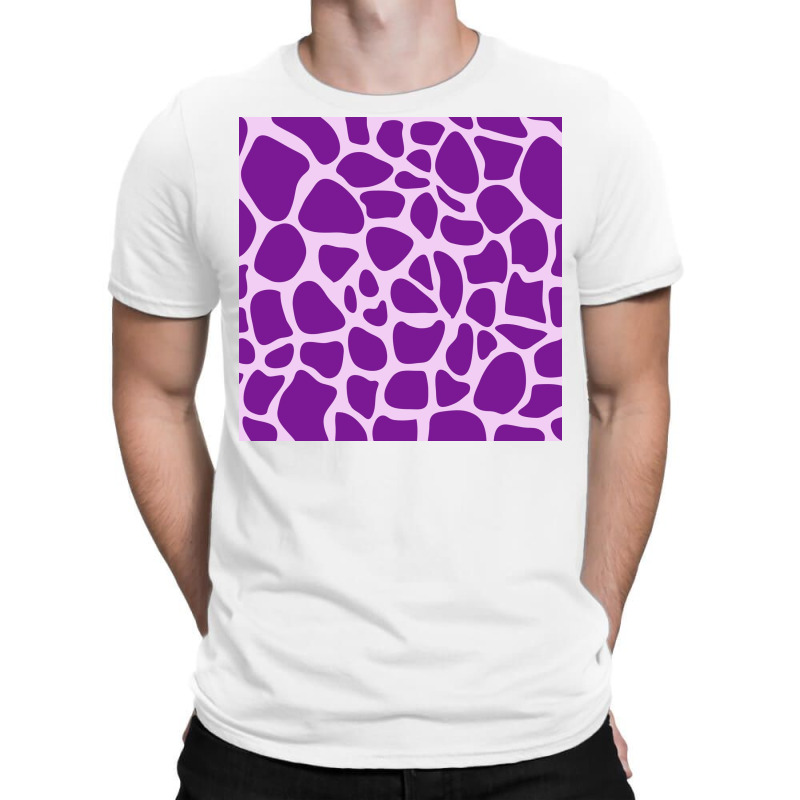 Giraffe Skin Pattern Purple T-shirt | Artistshot