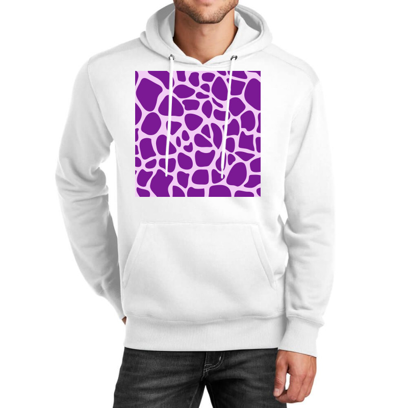 Giraffe Skin Pattern Purple Unisex Hoodie | Artistshot