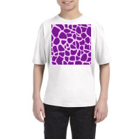 Giraffe Skin Pattern Purple Youth Tee | Artistshot