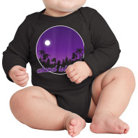 Aland Islands By Night With Palms T Shirt Long Sleeve Baby Bodysuit | Artistshot