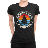 Birmingham Alabama Al Vintage Graphic Retro 70s Sweatshirt Ladies Fitted T-shirt | Artistshot