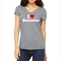 Beacons Love Heart College University Alumni T Shirt Women's V-neck T-shirt | Artistshot