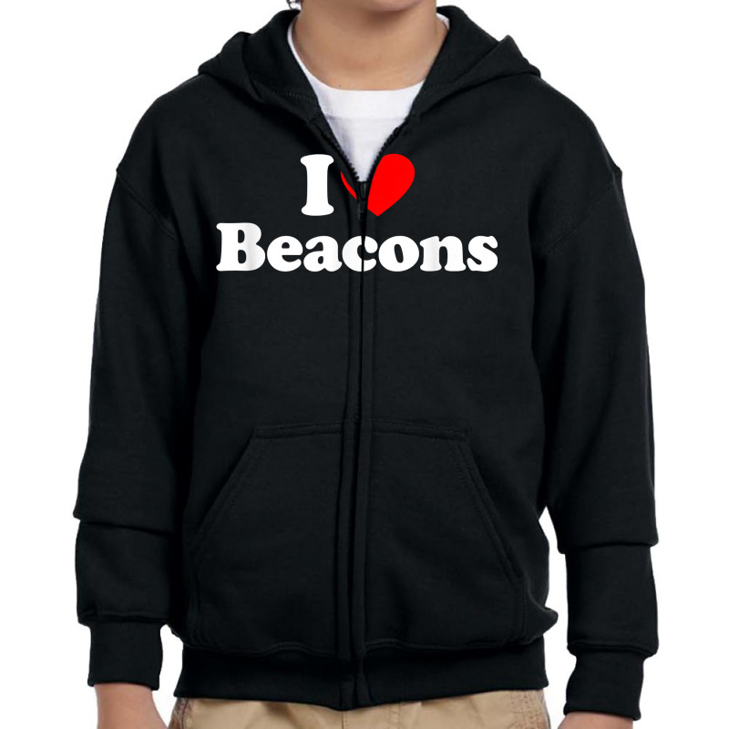 Beacons Love Heart College University Alumni T Shirt Youth Zipper Hoodie by cucciailleveretcq | Artistshot