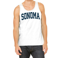 Sonoma California Ca Vintage Athletic Sports Navy Design Long Sleeve T Tank Top | Artistshot