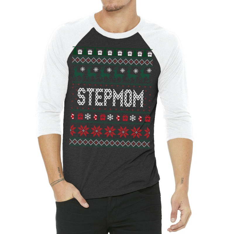 Stepmom Ugly Christmas 3/4 Sleeve Shirt | Artistshot