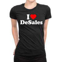 Desales Love Heart College University Alumni T Shirt Ladies Fitted T-shirt | Artistshot