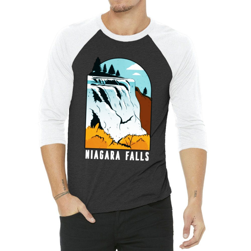 Niagara Falls City 3/4 Sleeve Shirt | Artistshot