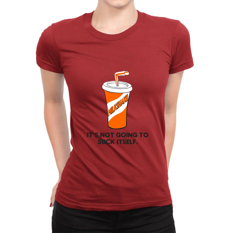 Milkshake   Suck Ladies Fitted T-Shirt by dinginsenter | Artistshot