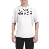 Venice Beach Santa Monica California Ca Tonal Type Tank Top Youth Tee | Artistshot