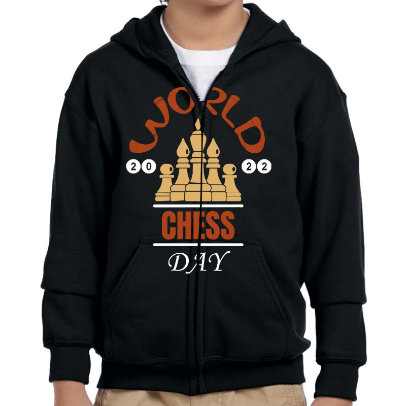 Chess Club T  Shirt International Chess Day Youth Zipper Hoodie by blossomparkour | Artistshot