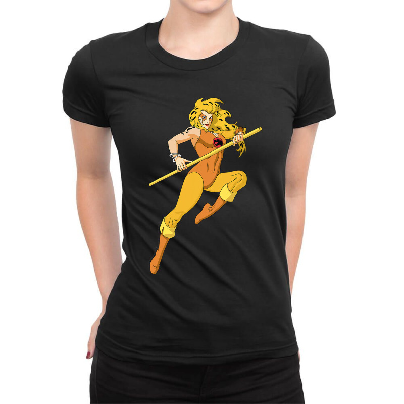 Thundercats Cheetara Portrait Ladies Fitted T-Shirt by time5803 | Artistshot