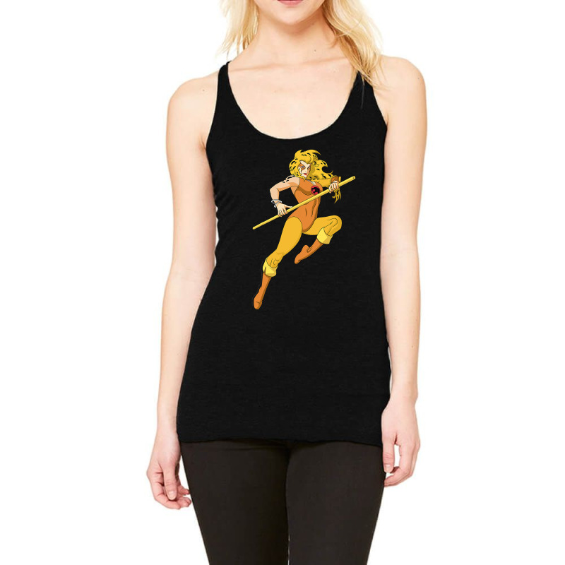 Thundercats Cheetara Portrait Racerback Tank by time5803 | Artistshot