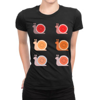 Cute Snail T  Shirt Cute Snail Watermelon T  Shirt Ladies Fitted T-shirt | Artistshot