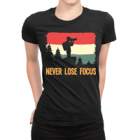 Amateur Photographer T  Shirt Retro Never Lose Focus Photography Photo Ladies Fitted T-shirt | Artistshot