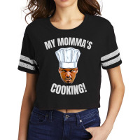 My Momma's Cooking Kwame Brown Mama's Son Peoples Champ Bust Scorecard Crop Tee | Artistshot