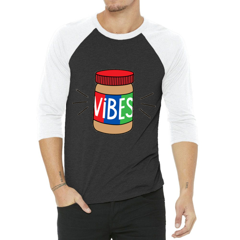 Peanut Butter Vibes 3/4 Sleeve Shirt | Artistshot