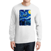 Flying Car Starrynight Long Sleeve Shirts | Artistshot