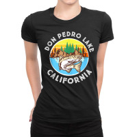 Vintage Don Pedro Lake California Tank Top Ladies Fitted T-shirt | Artistshot