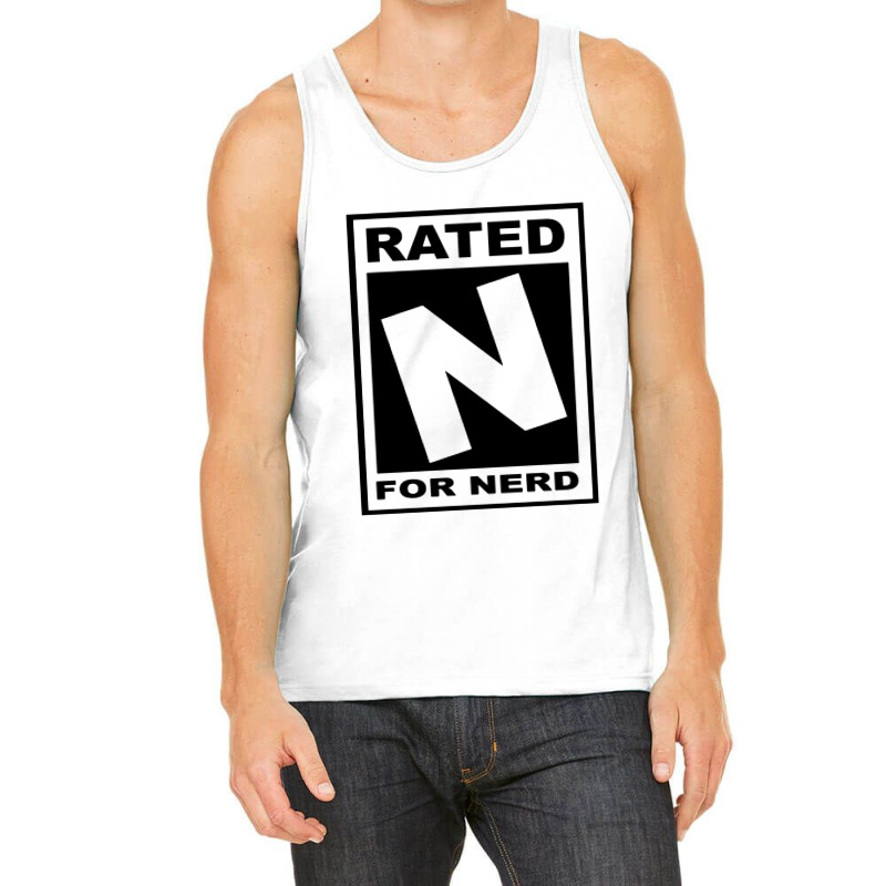 Rated N For Nerd Tank Top | Artistshot