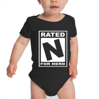 Rated N For Nerd Baby Bodysuit | Artistshot