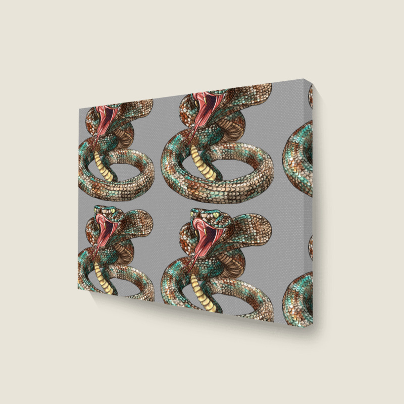 Rattle Snake Landscape Canvas Print | Artistshot