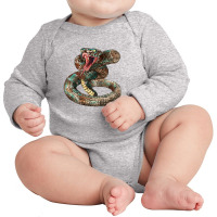 Rattle Snake Long Sleeve Baby Bodysuit | Artistshot