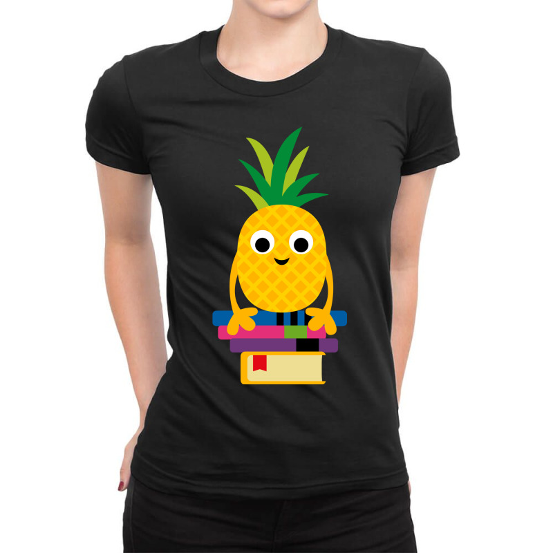 Pineapple Fruit Ladies Fitted T-Shirt by hafisd | Artistshot