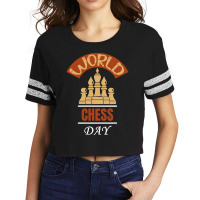 Chess Player Design T  Shirt International Chess Day Scorecard Crop Tee | Artistshot