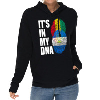 Nicaraguan And Guinean Mix Dna Flag Heritage Premium Lightweight Hoodie | Artistshot