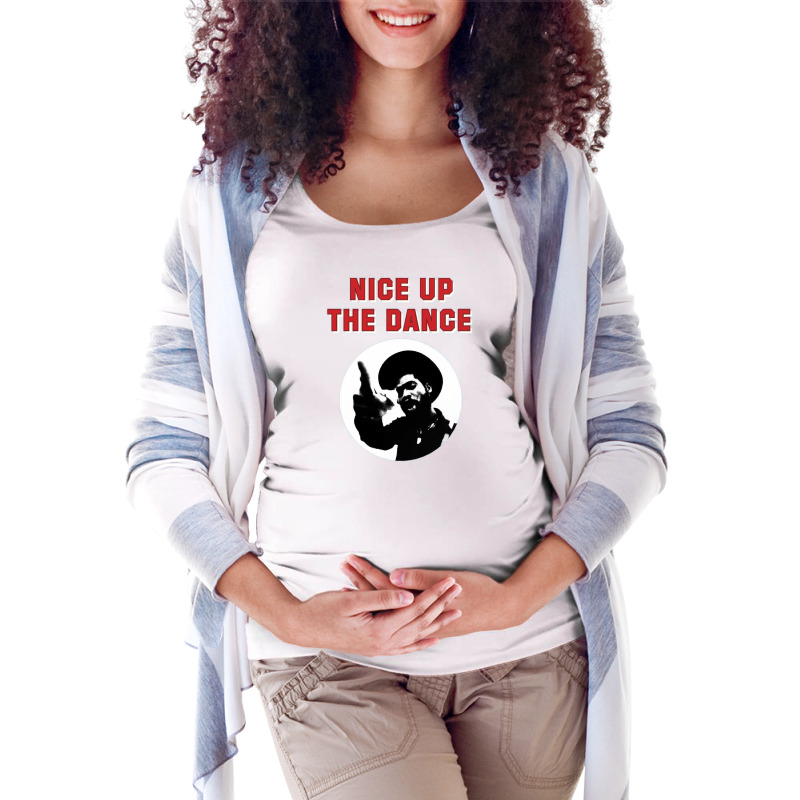 Nice Up The Dance Maternity Scoop Neck T-shirt | Artistshot