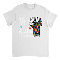 Fight For Autism Awareness World Autism Awareness Day 2021 T Shirt Classic T-shirt | Artistshot