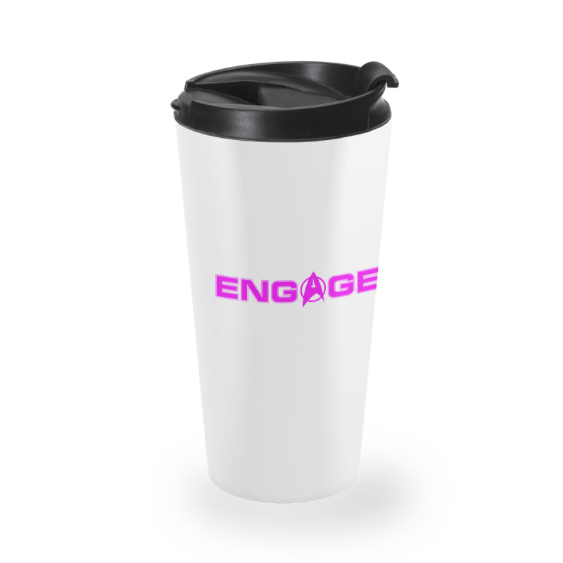 'engage' Funny Trend New Gifts Essensial Captain Jean Luc Picard Travel Mug | Artistshot