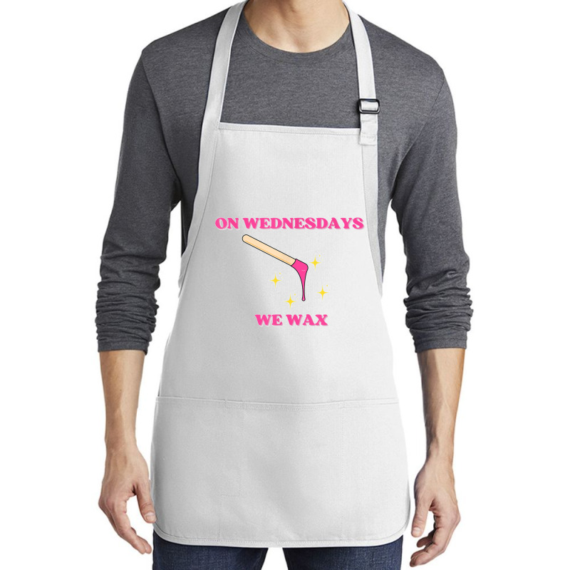 On Wednesdays We Wax Esthetician Aesthetician Skincare T Shirt Medium-length Apron | Artistshot