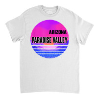 Vintage Paradise Valley Shirt Vaporwave Arizona Classic T-shirt | Artistshot