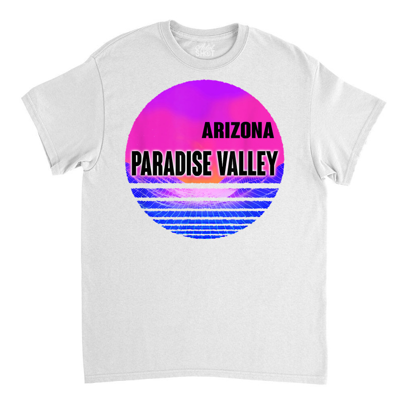 Vintage Paradise Valley Shirt Vaporwave Arizona Classic T-shirt by paisleafuscaldo | Artistshot