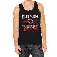 Womens Emt Mom Emergency Medical Technician Mothers Day Ambulance Tank Top | Artistshot