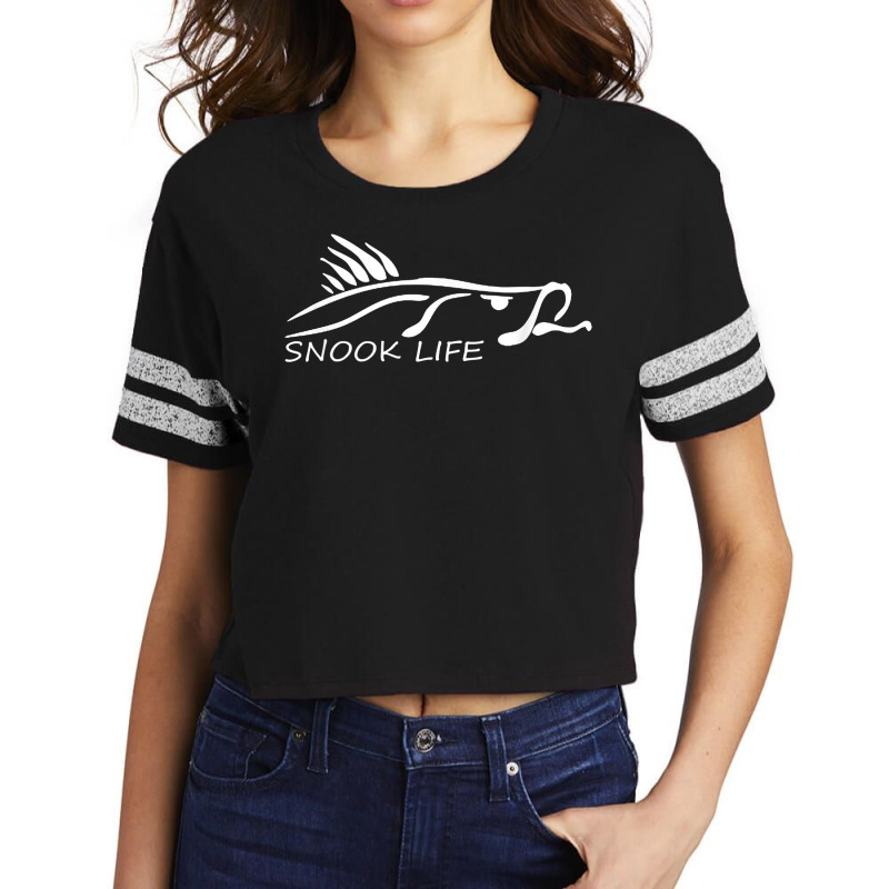 Snook Fishing   Saltwater Snook T Shirt Scorecard Crop Tee by aryanahjerich | Artistshot