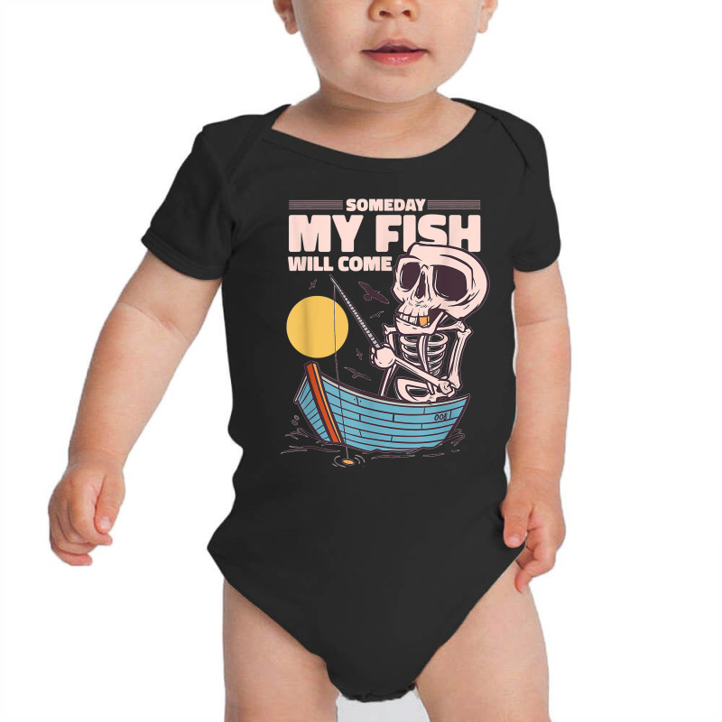 Funny Baby Fishing Jersey Bodysuit Shirt