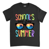 Last Day Of School Schools Out For Summer Teacher Vintage Classic T-shirt | Artistshot