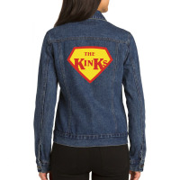 Super 60s Rock Legends Ladies Denim Jacket | Artistshot