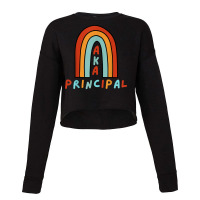 Funny Principals Cute Rainbow Aka Principal T Shirt Cropped Sweater | Artistshot