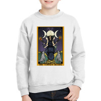 The Goddess Hecate Tarot Card Triple Moon Wiccan Pagan Witch Youth Sweatshirt | Artistshot