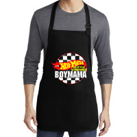 Hot Mess Little Stressed Boy Mama Racing Cars T Shirt Medium-length Apron | Artistshot