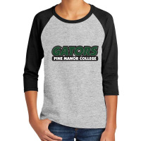 Pine Manor  Gators Youth 3/4 Sleeve | Artistshot