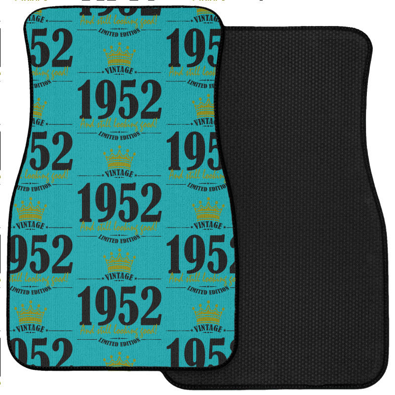 Vintage 1952 And Still Looking Good Front Car Mat | Artistshot