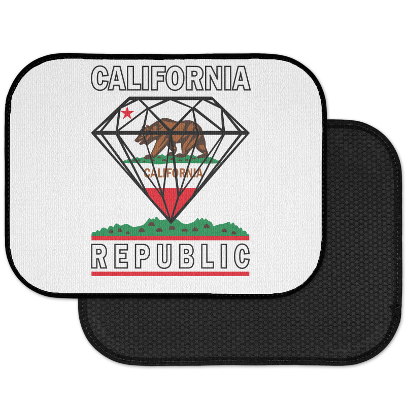 California Diamond Republic Rear Car Mat | Artistshot