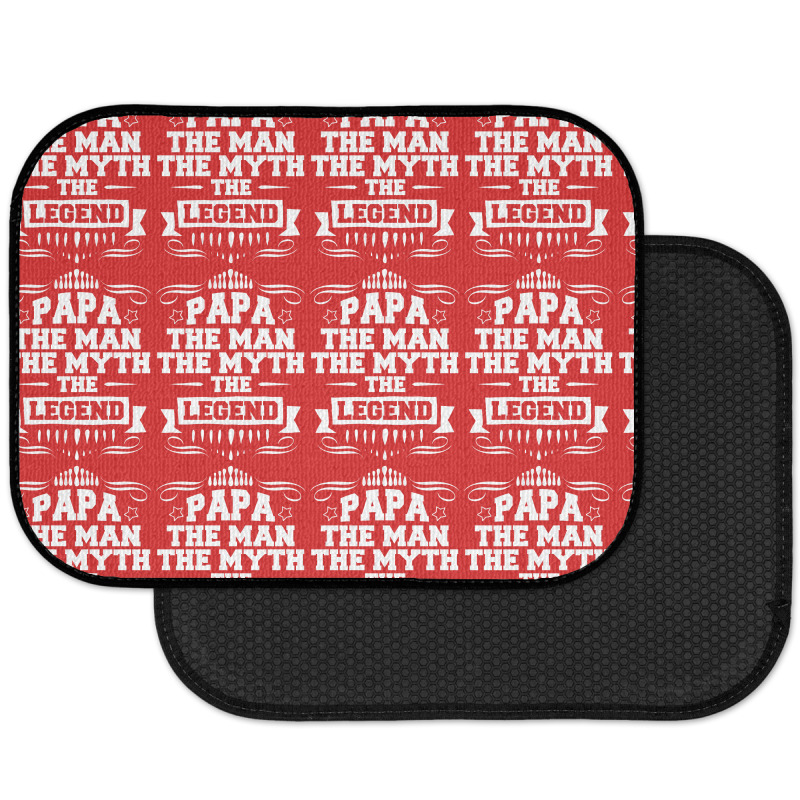 Papa The Man The Myth The Legend Rear Car Mat | Artistshot