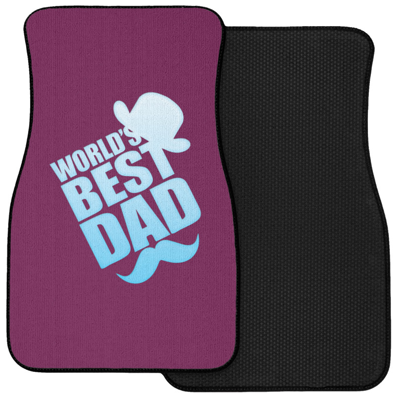 World's Best Dad Ever Front Car Mat | Artistshot