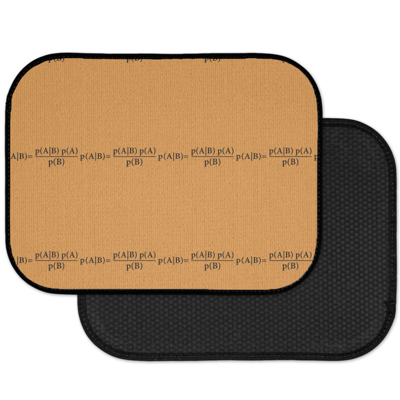 Ash Bayes Theorem Rear Car Mat | Artistshot